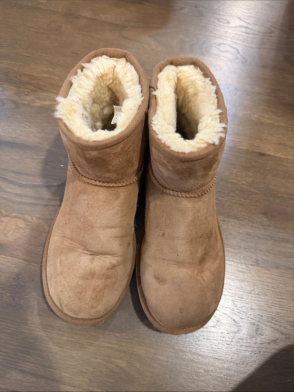 UGG Chestnut Shearling-Lined Short Boot